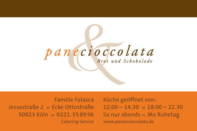Web-Visitenkarte Pane e cioccolata
